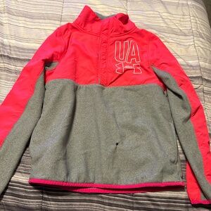 Under Armour Kids Jacket in Pink and Gray
